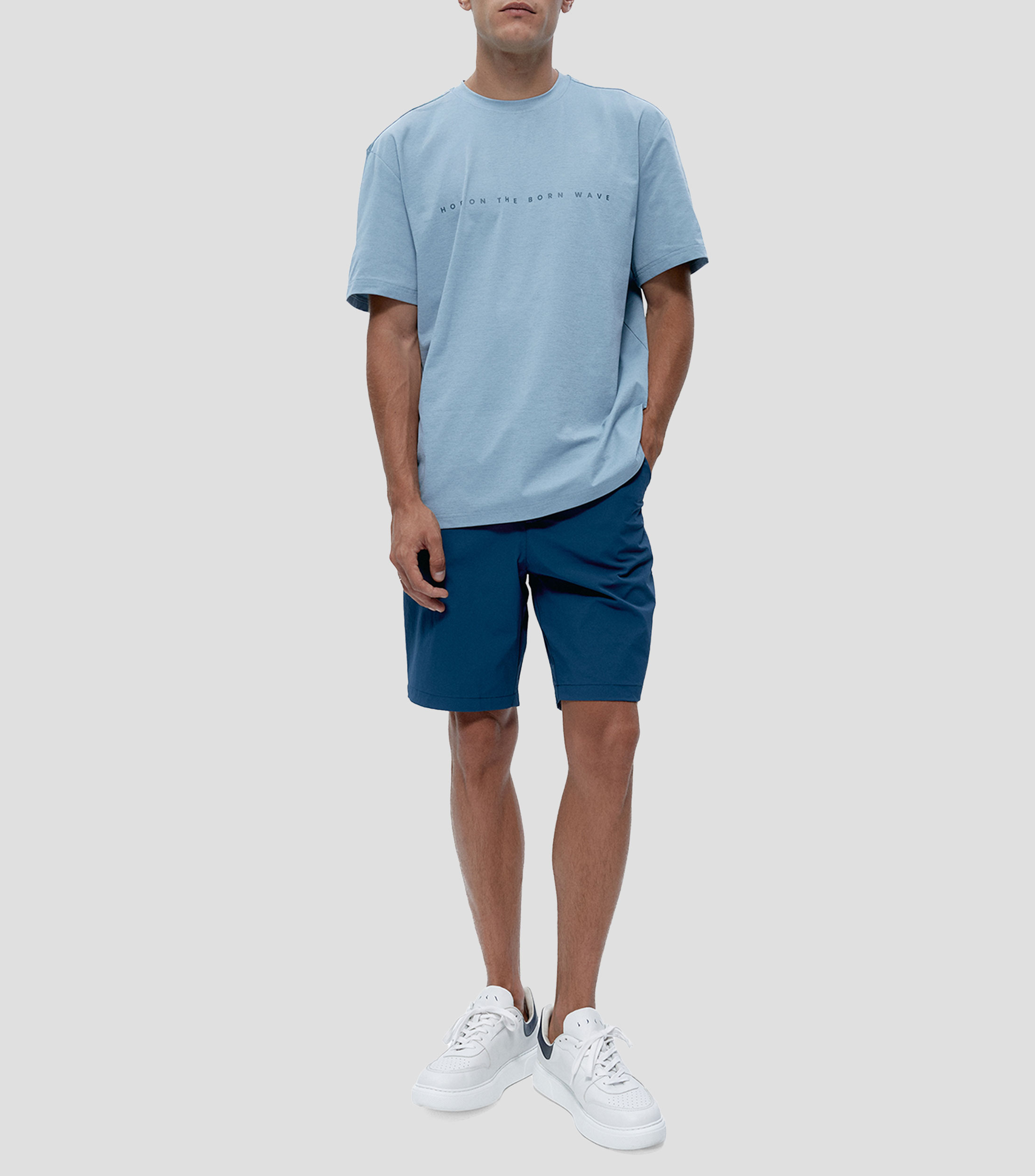 Playera cuello redondo manga corta Venetta estampada Hombre